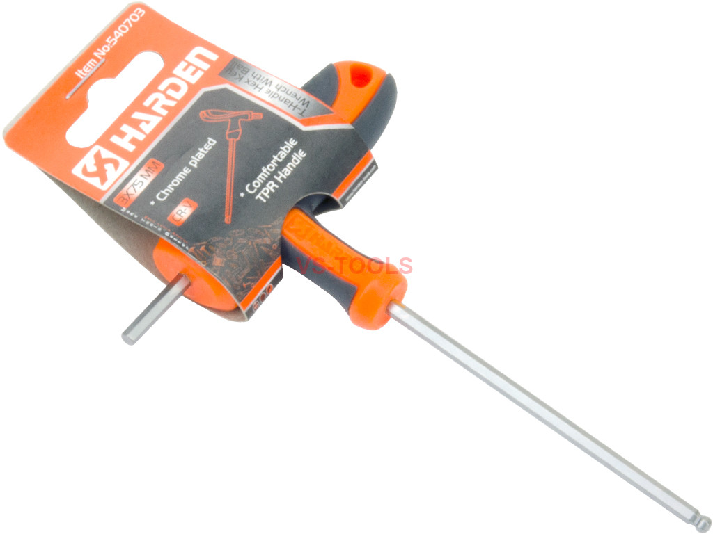 3mm THandle Hexagon Torque 6Point Hex Key CRV TPR Screwdriver